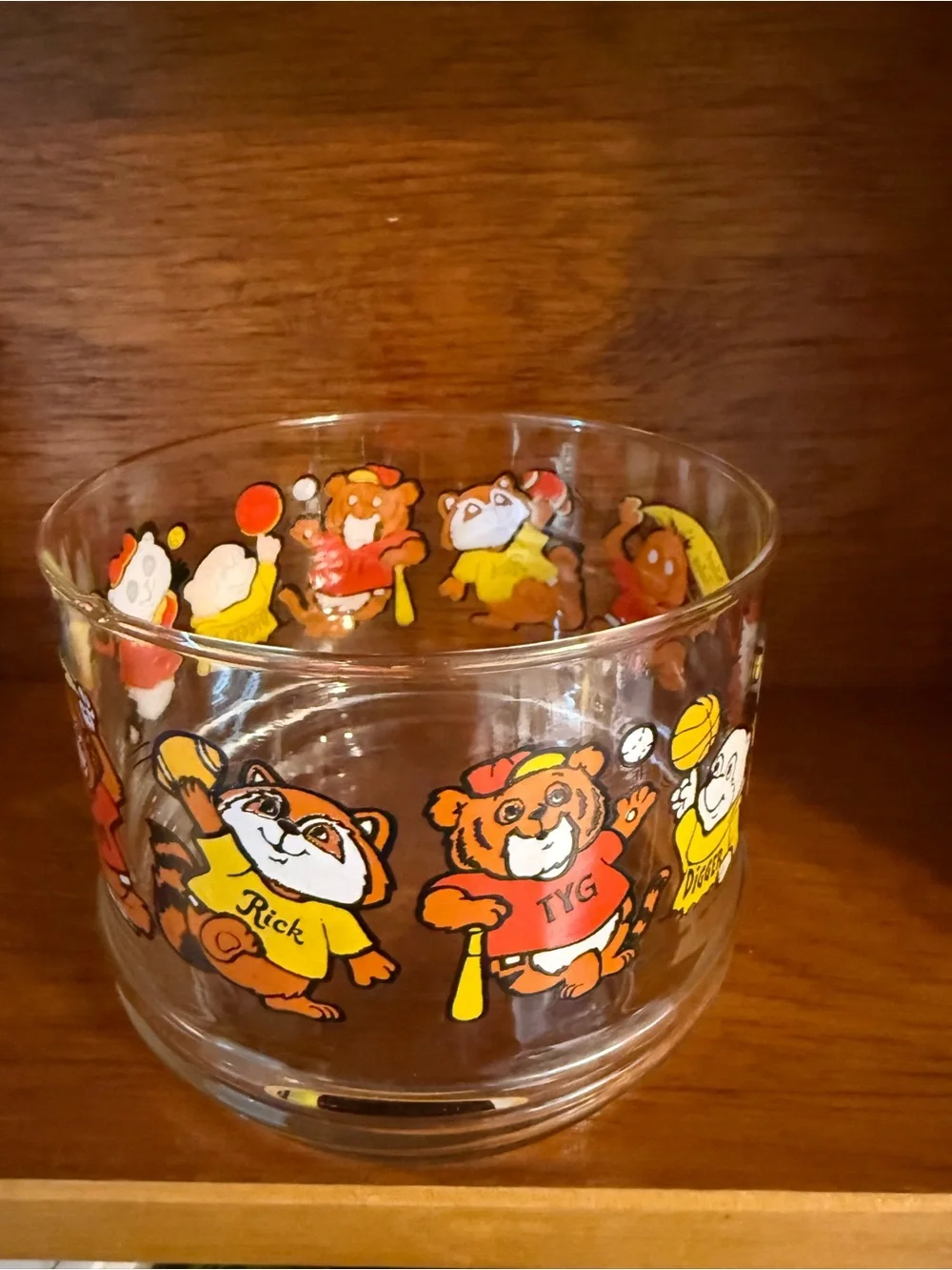 Shirt Tales Clear Glass Candy Dish